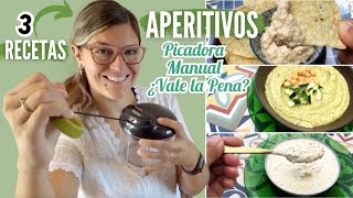 3 APERITIVOS Fáciles y Rápidos para el VERANO Picadora 5 SEGUNDOS TEFAL Opinión [upl. by Bywaters178]