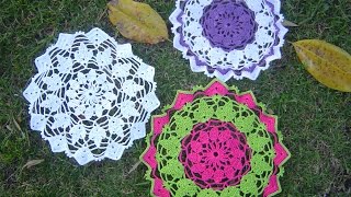 Carpeta fácil de tejer en crochet paso a paso Tutorial DIY Parte 12 [upl. by Chaker432]