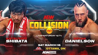 FULL MATCH  Bryan Danielson vs Katsuyori Shibata AEW Collision March 16 2024 [upl. by Horan]