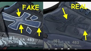 Premiata shoes real vs fake How to spot original Premiata sneakers [upl. by Anwahsar692]