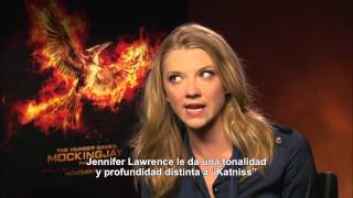 Entrevista Natalie Dormer quotLos Juegos del Hambre Sinsajo el Finalquot [upl. by Durkin]