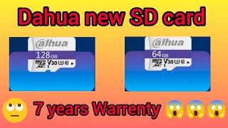 Dahua new Memory card  Best SD card for CCTV camera  Memory card with 7 years 😱😱😱😱😱 [upl. by Elihu]