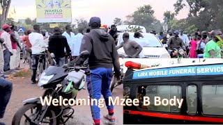 Arrival of Mzee B Beniman body at Lira City [upl. by Seabrooke]