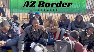 Arizona Border Street released migrants in Nogales are from Senegal Cuba Venezuela and more [upl. by Caniff]