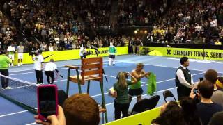 John McEnroe makes a surprise appearance at Clash of the Champions [upl. by Ynna]