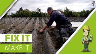 How to repair a profiledasbestos roof cheap for life [upl. by Reviel]