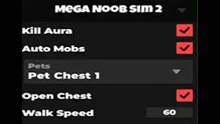 Mega Noob Simulator 2 script – Kill Aura [upl. by Sikorski]