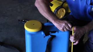 How to Assemble amp Use a 20Litre Backpack Weed Sprayer [upl. by Yl]