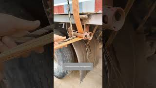 To Master Bundling Cargo With TieDown Strap Is Essential Skill For Each Truck Driver [upl. by Eirek]