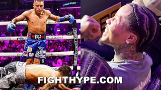 GERVONTA DAVIS IMMEDIATE REACTION TO ISAAC CRUZ BRUTAL KNOCKOUT OF RAMIREZ FROM RINGSIDE [upl. by Ainel666]