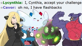 Champion Cynthia Team Destroys VGC Challengers on Pokémon Showdown [upl. by Nodlew459]