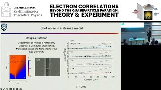 Shot noise in a strange metal ▸ Doug Natelson Rice [upl. by Nylissej]