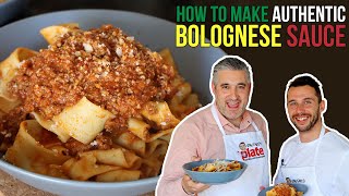 How to Make AUTHENTIC BOLOGNESE SAUCE Like a Nonna from Bologna [upl. by Eldrid]