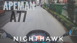 Apeman A77 Action Camera  4k Video  Mount on My Helmet  Nighthawkvlog  Apeman Video Test [upl. by Eachelle]