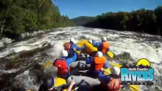 Whitewater Rafting on the Dead River North Country Rivers [upl. by Brandt402]