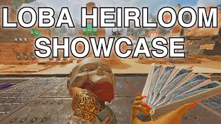 Loba Heirloom Animations Showcase Apex Legends Season 14 Collection Event [upl. by Noonan519]