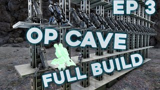 INX Building my Modded Redwoods cave Death Wall Ark Survival Evolved [upl. by Doralynne355]