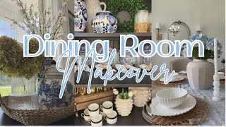 DINING ROOM MAKEOVER  BUDGET FRIENDLY IDEA  SUMMER DECORATE WITH ME [upl. by Teryn]