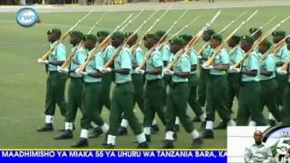 Kwata la kimyakimya la Wanajeshi wa Tanzania Uhuru Day 2016 [upl. by Eelimaj]