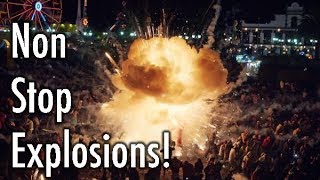 FIREWORK EXPLOSION FESTIVAL  Tultepec Mexico  Extremely Dangerous 2018 [upl. by Dduj]