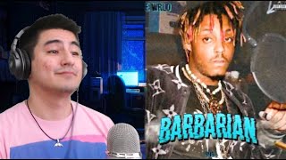 PARTY WORTHY BANGER  Juice WRLD  Barbarian Official Audio REACTION [upl. by Analaf405]