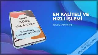 Kapanmış Telefonların IMEI Uzatma İşlemi Nasıl Yapılır Detaylar Geçici Kayıt Hizmeti [upl. by Birk]