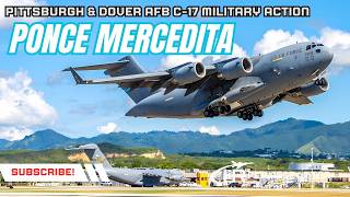 25 Minutes of C17 Action at Ponce Mercedita Watch These Giants in Action Over Puerto Rico [upl. by Htebasil947]