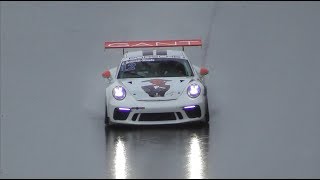 Porsche GT3 RS  Training in the Rain  Lechner Racing Test Weekend  Red Bull Ring [upl. by Trebled]