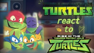 TMNT 2012 react to ROTTMNT  ⚠️ Read Description Before Watching ⚠️  Gacha Life 2 [upl. by Tomas826]