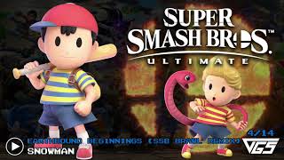 All Earthbound Songs  Super Smash Bros Ultimate  OST  14 tracks  2020 [upl. by Wylen]