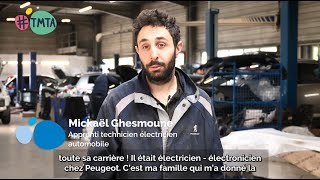 Mickaël Ghesmoune apprenti technicien électricien automobile [upl. by Ysus377]