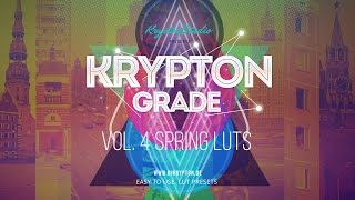 Krypton Grade vol 4 Spring LUTs [upl. by Eidok397]