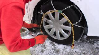 How to fit Snow Chains  QuickGrip [upl. by Adaiha366]