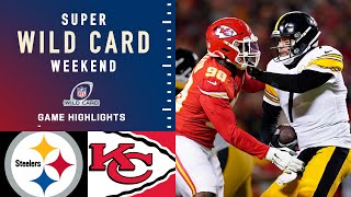 Steelers vs Chiefs Super Wild Card Weekend Highlights  NFL 2021 [upl. by Aeuhsoj141]