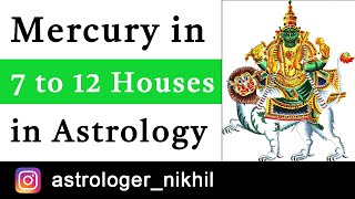 Mercury in all houses in Astrology astrology horoscope education knowledge [upl. by Jemmie]