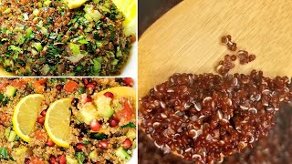 طريقة طبخ الكينوا  How To Cook Quinoa Quinoa كينوا streetfood [upl. by Asilat286]