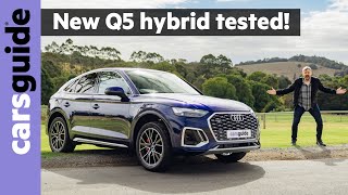 2024 Audi Q5 hybrid review 55 TFSI e quattro S line  New PHEV plugsin to BMW X3 xDrive30e battle [upl. by Suchta]