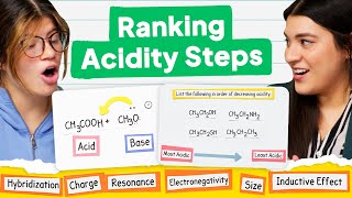 Ranking Acidity Using pKa and Drawing Arrows in AcidBase Reactions [upl. by Dolores]