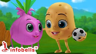 உருளைக்கிழங்கு செல்லக்குட்டியின் புது நண்பன்  Tamil Rhymes amp Kids Cartoons  Infobells [upl. by Marella333]