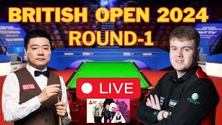 Ding Junhui Vs Aaron Hill  Unibet British Open 2024  Round 1 [upl. by Amo]