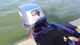 All welded 1436 Jon boat paired with Yamaha 8 HP [upl. by Mcintyre]