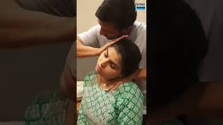 cervical pain  chiropractor in india  hyderabad  bangalore shortsfeed chiropractic viral [upl. by Daisi]