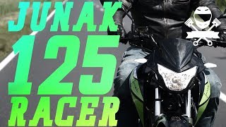 Jak łatwo i tanio wejść w świat motocykli Junak 125 Racer  motocykl na kategorię B [upl. by Yrehcaz733]