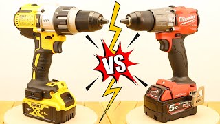 DeWalt or Milwaukee Who makes better drills DCD996 VS ONEPD2 18V Battle [upl. by Regazzi495]