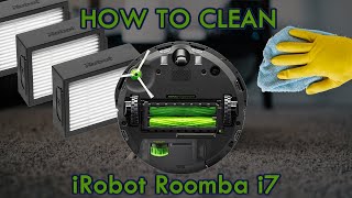 How to clean the iRobot Roomba i7 amp Full bin error Fix [upl. by Krystalle]