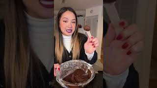 Make chocolate crinkle cookies with me cookierecipes crinklecookies crinklecookierecipe [upl. by Eelanaj]