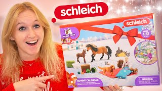 Schleich paarden ADVENTSKALENDER UNBOXING 2023 🤩🎄 [upl. by Laamak]