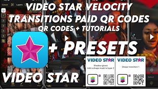 Video star velocity transitions paid Qr Codes [upl. by Civ715]