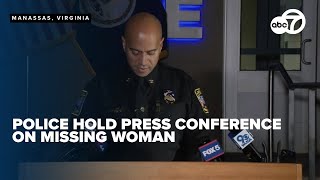 WATCH LIVE Police hold press conference following search of home of missing Manassas Park woman [upl. by Esyle707]