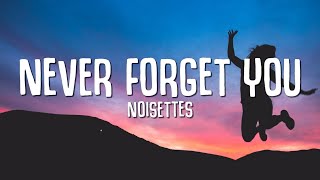 Noisettes  Never Forget You Lyrics  I’ll never forget you  Tiktok Song [upl. by Erodisi]